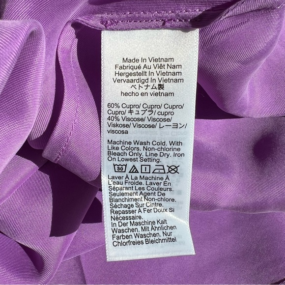 NWT J. Crew Gwyneth V-Neck Slip Dress Cupro-Blend Size 16 - Picture 12 of 14